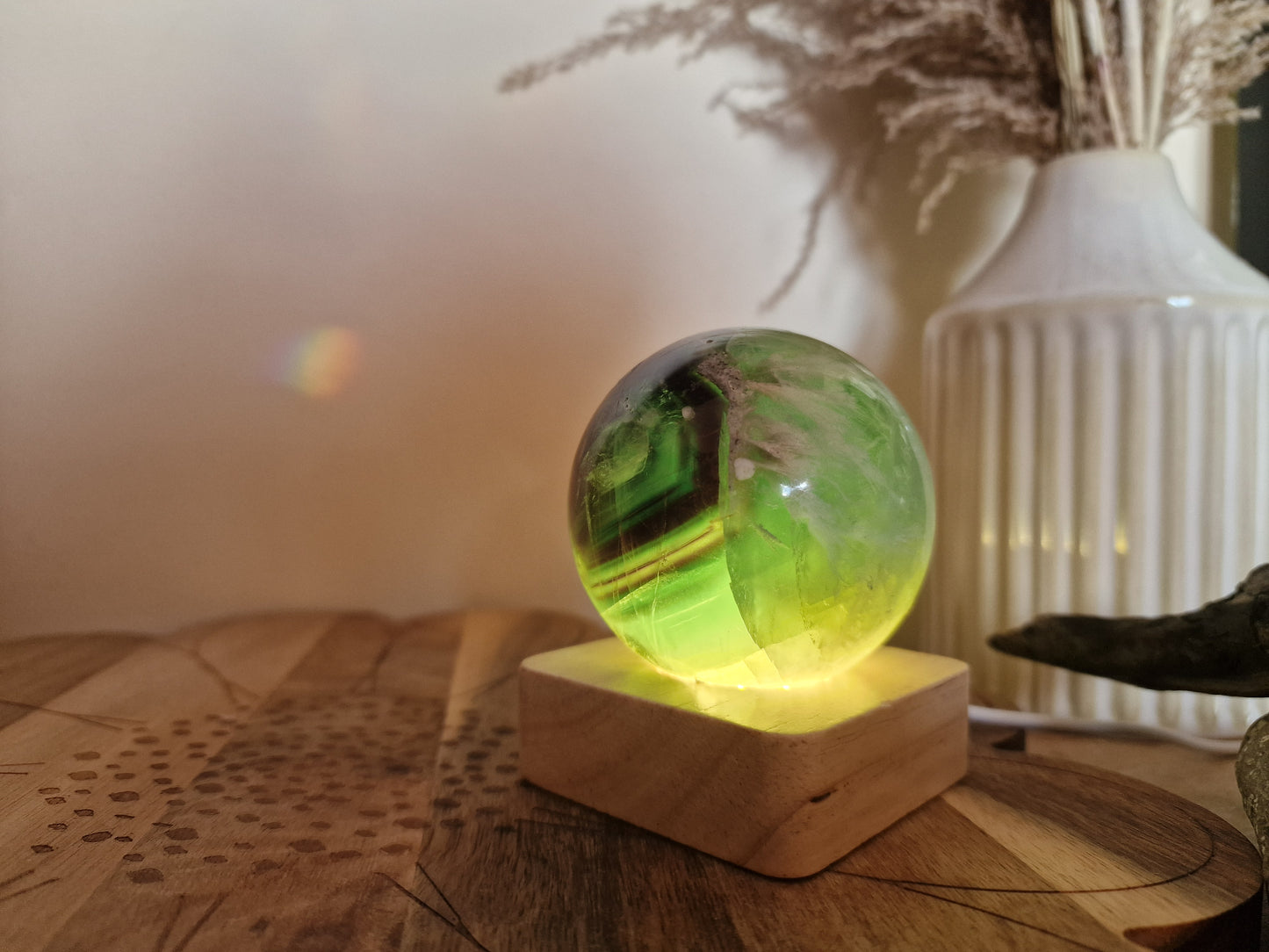 Feather Fluorite Sphere 🪶