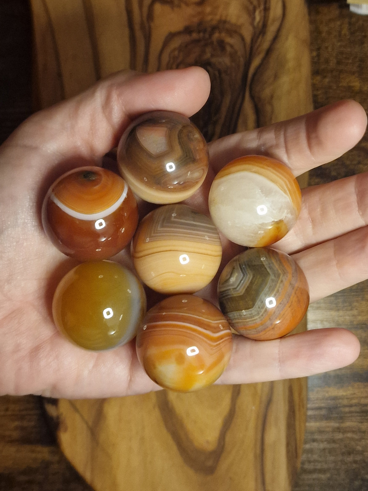 Carnelian Agate Spheres