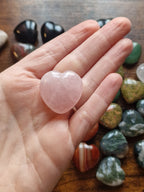 Small Crystal Heart Carvings