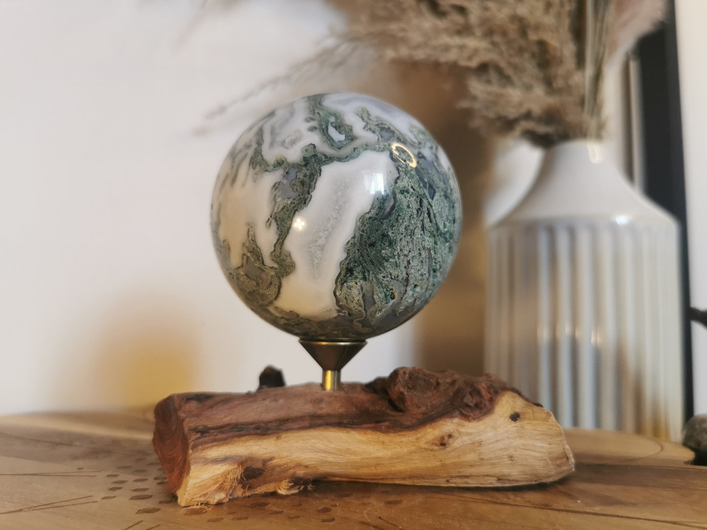 Moss Agate sphere