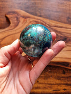 Phoenix Turquoise with Hematite Sphere