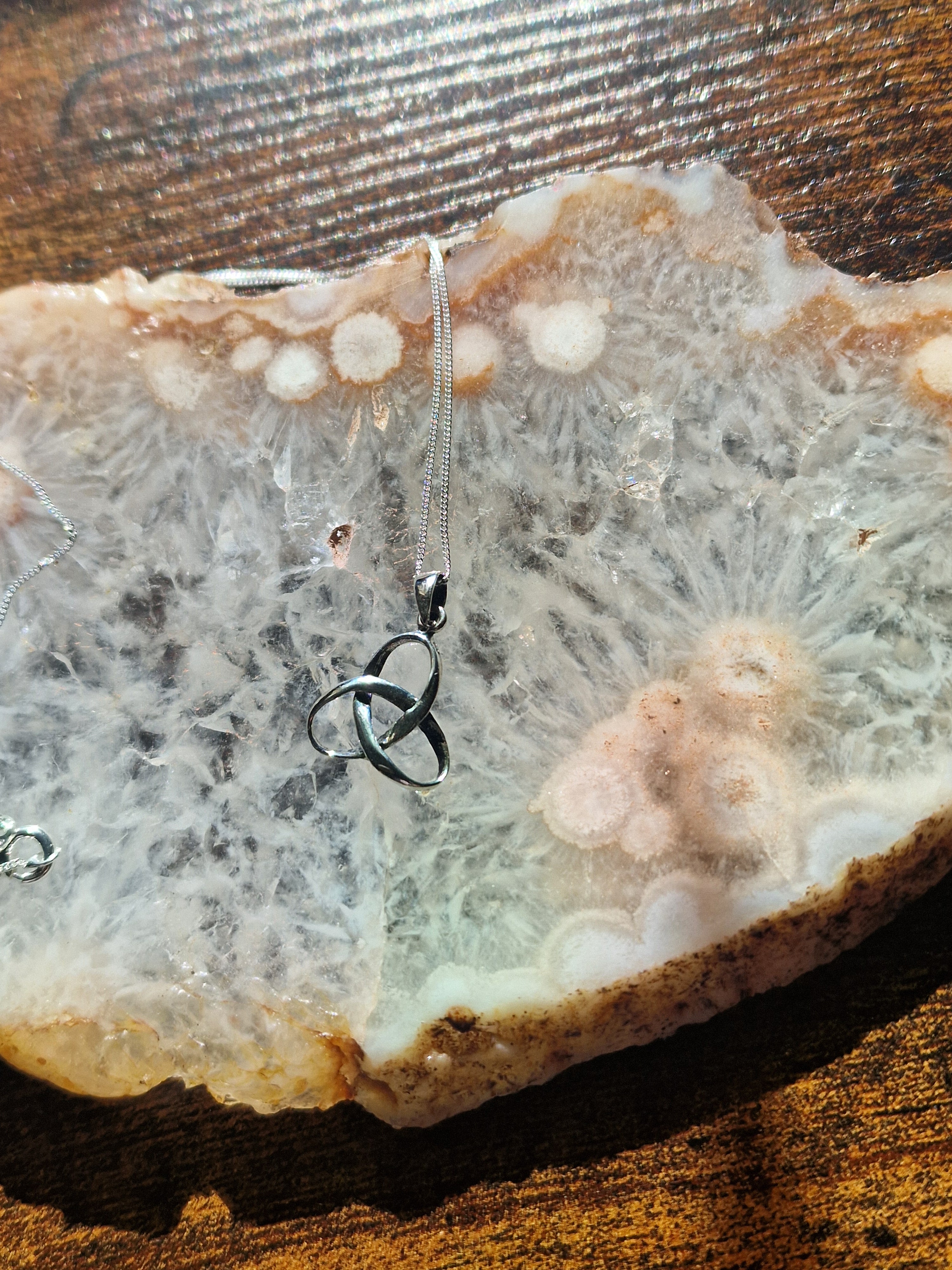Silver Trinity Knot Pendant
