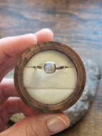 Samira Labradorite Squircle Ring Size P