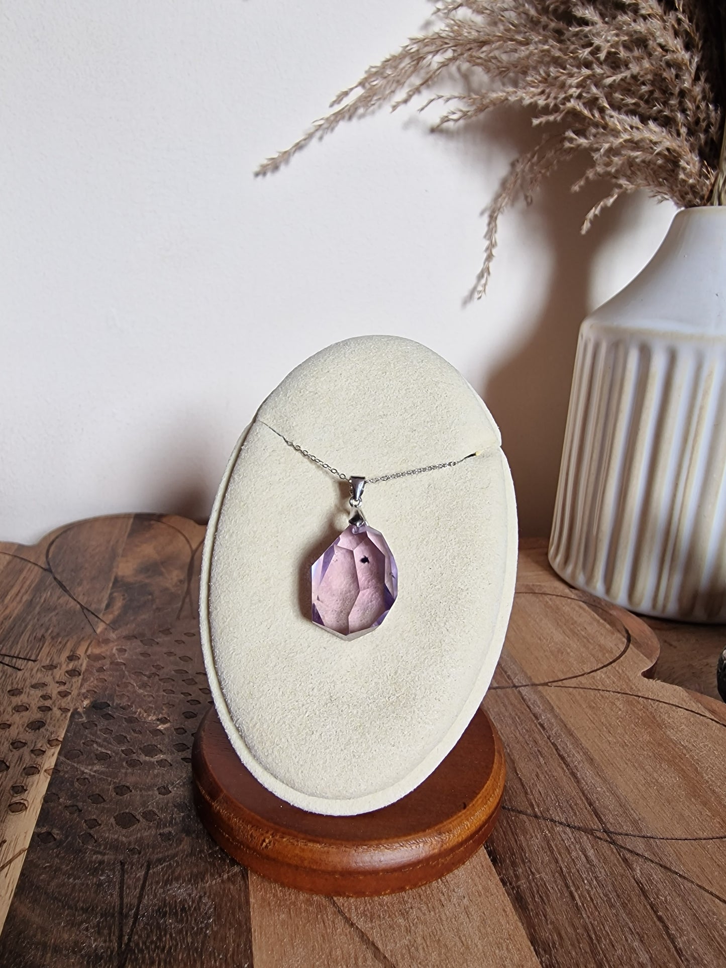 Sea Urchin Amethyst Pendant (925 Silver)💜