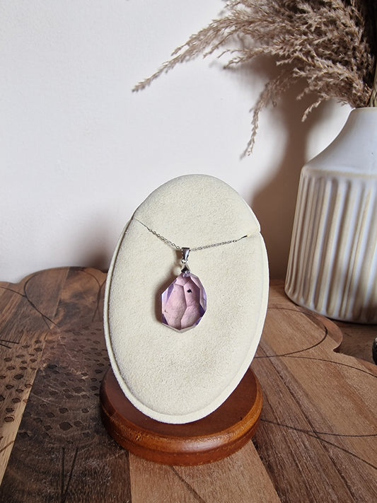 Sea Urchin Amethyst Pendant (925 Silver)💜