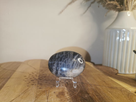 Black Moonstone Palm Stone🖤