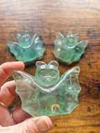Fluorite Bat Crystal Carving