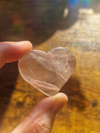 Rainbow Fluorite Heart