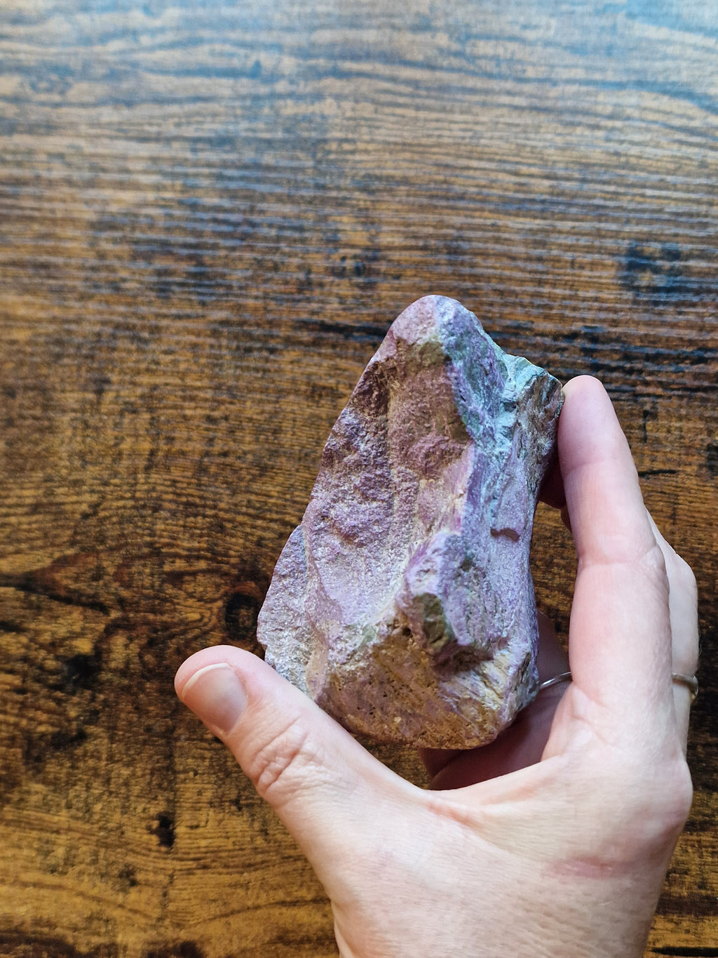 Atlantisite • Stichtite with Serpentine Semi-Polished Specimen