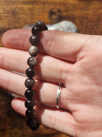 Silver Sheen Obsidian Bracelet ~ 8mm