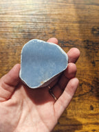 Angelite Half Polished Raw Stone