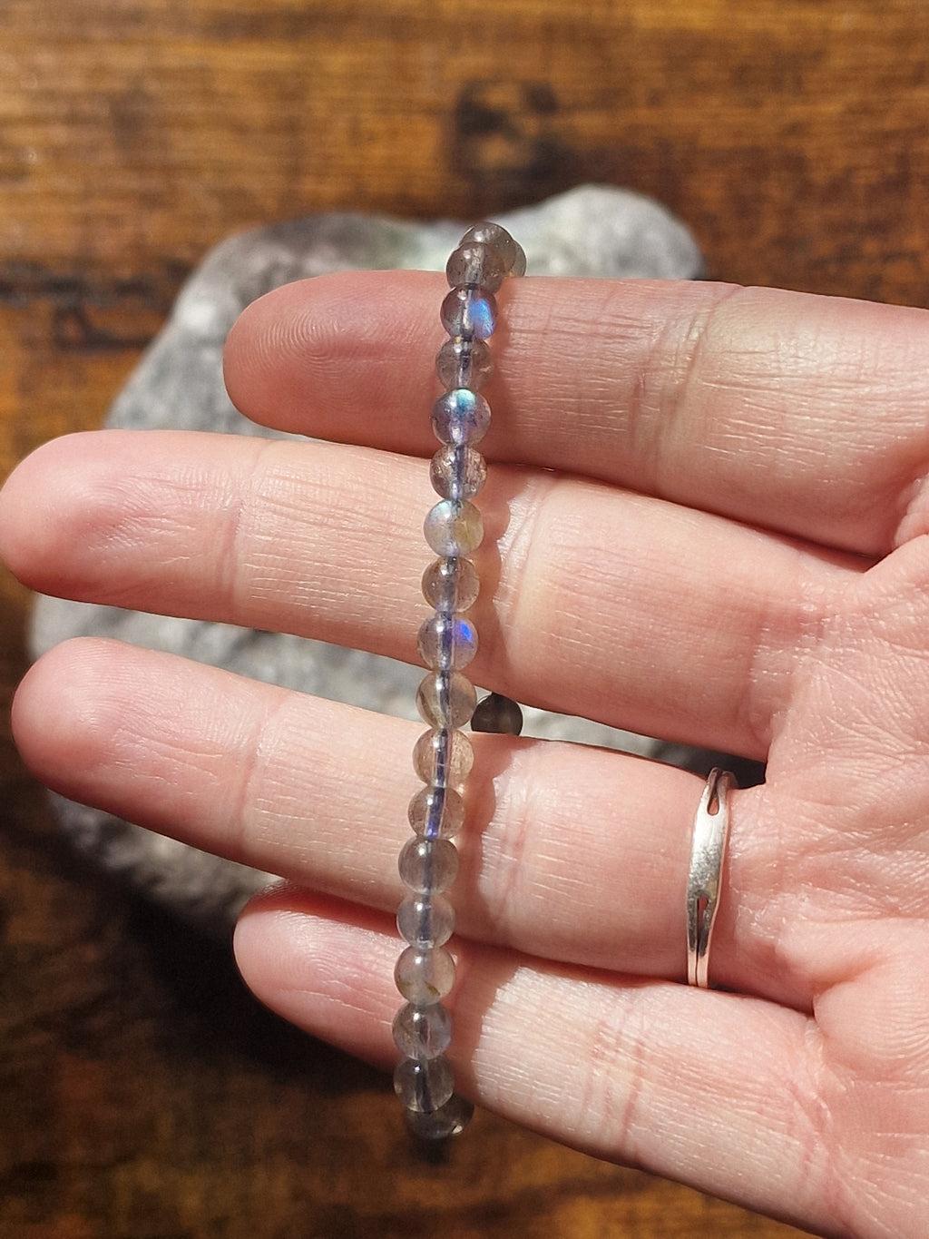 Labradorite Bracelet ~ 4mm