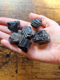 Black Tourmaline Rough Pieces