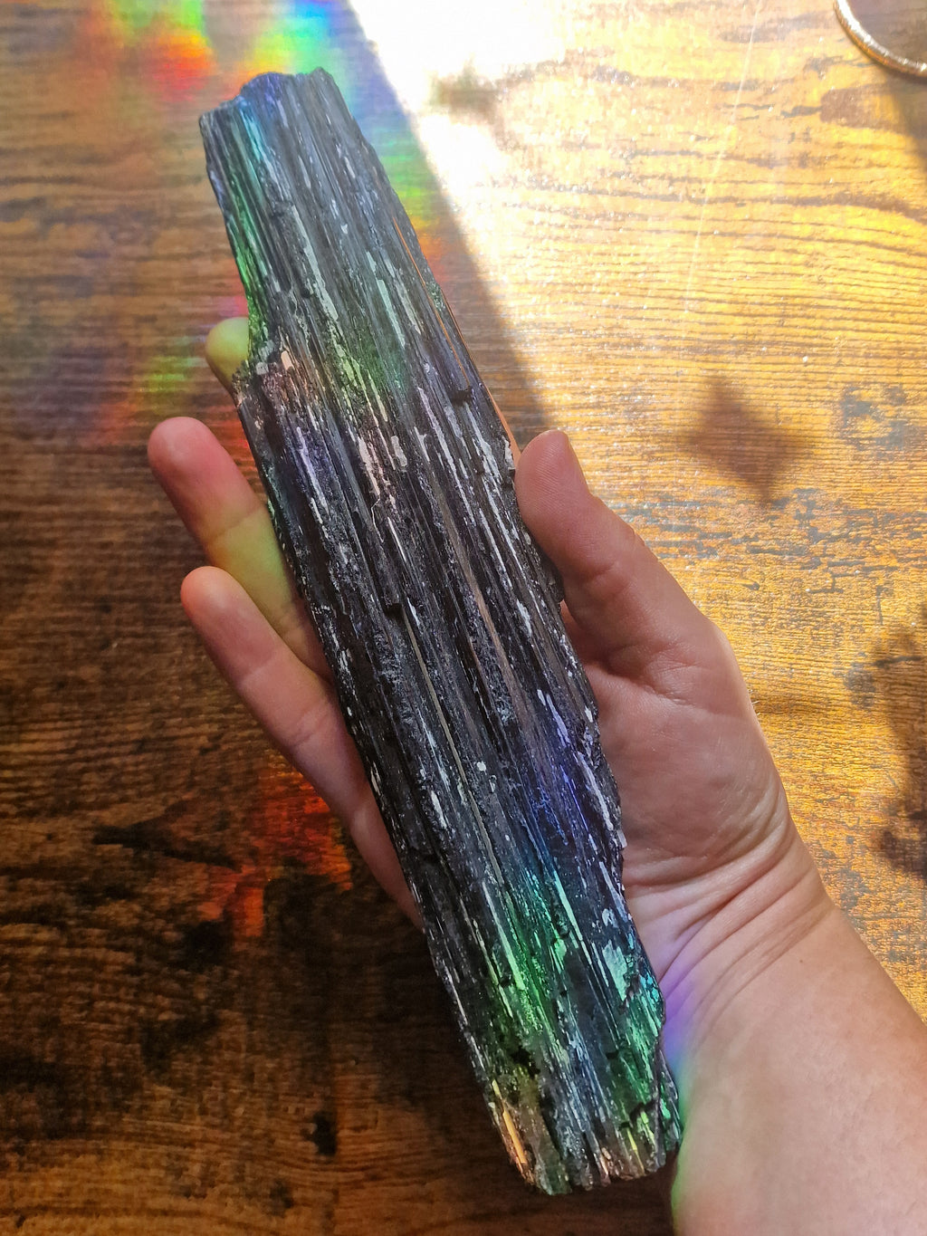 Raw Black Tourmaline Standing Piece