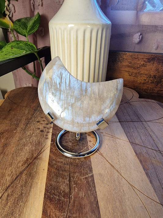 Moonstone Crescent Moons
