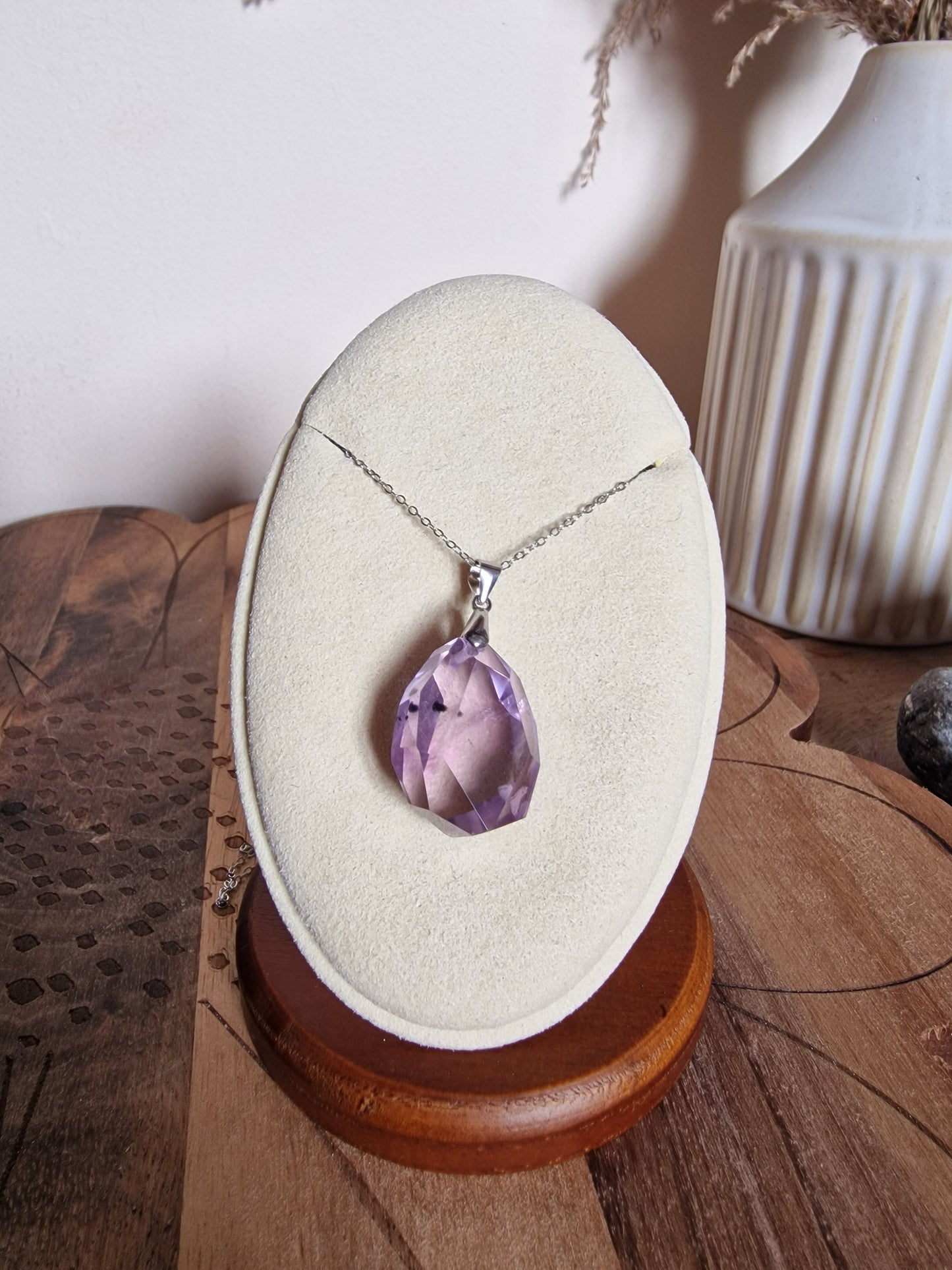 Sea Urchin Amethyst Pendant (925 Silver)💜
