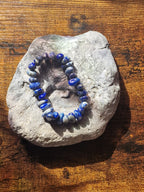 Lapis Lazuli Pebble Bracelet ~ 8mm