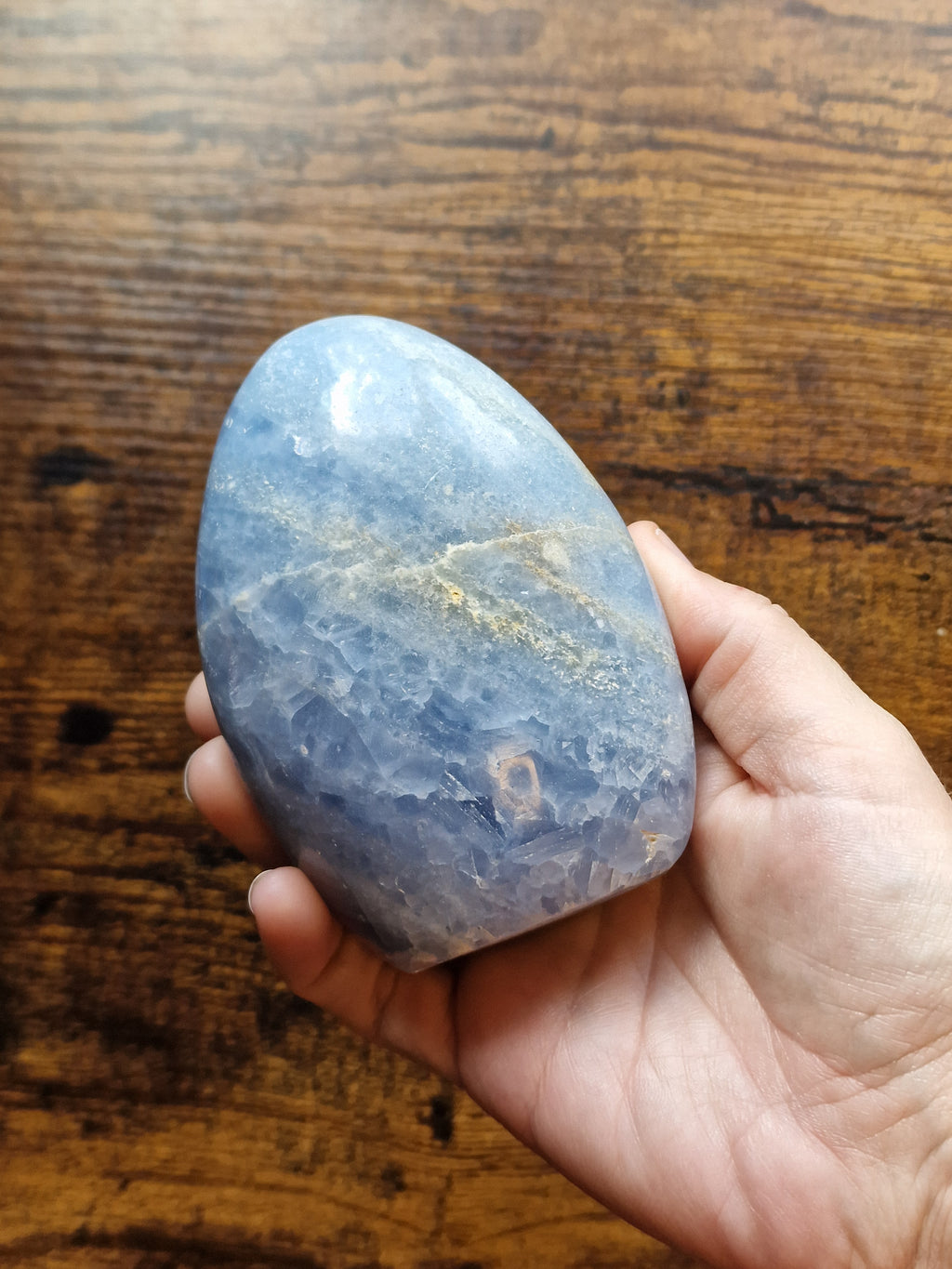 Blue Calcite Freeform