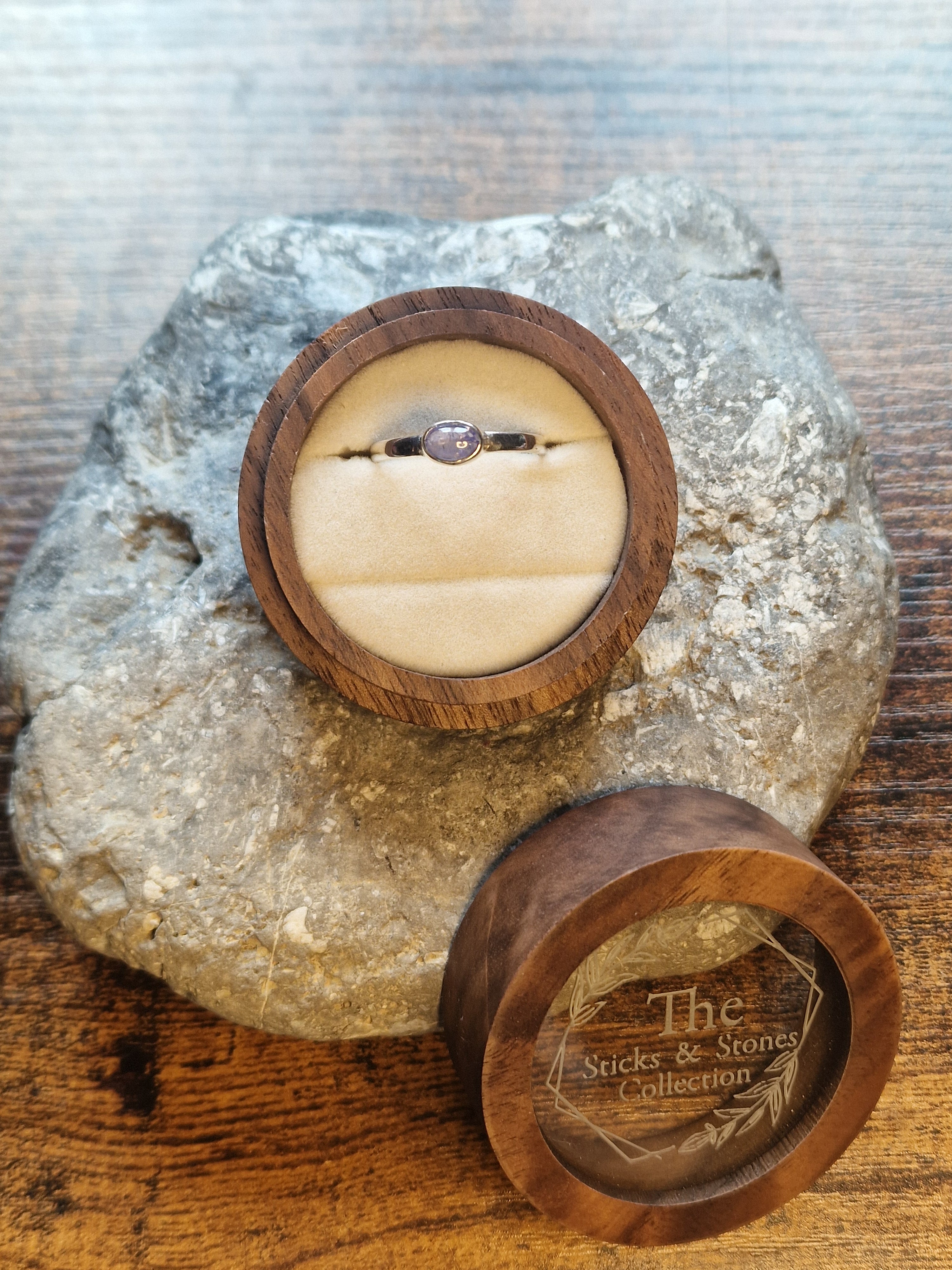Tanzanite 925 Sterling Silver Oval Rings