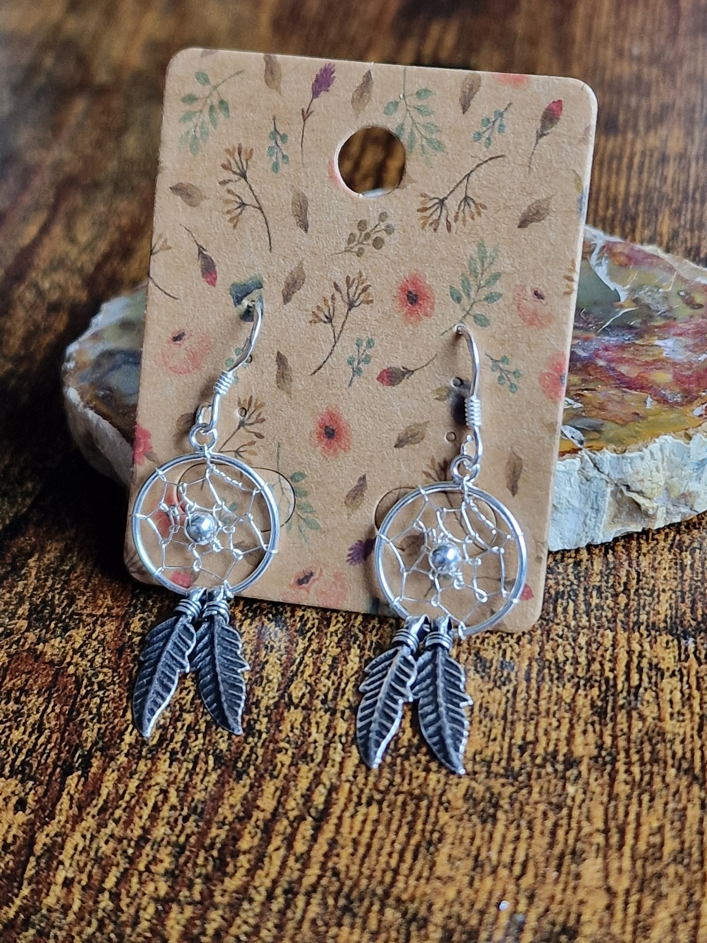 925 Silver Dreamcatcher Earrings