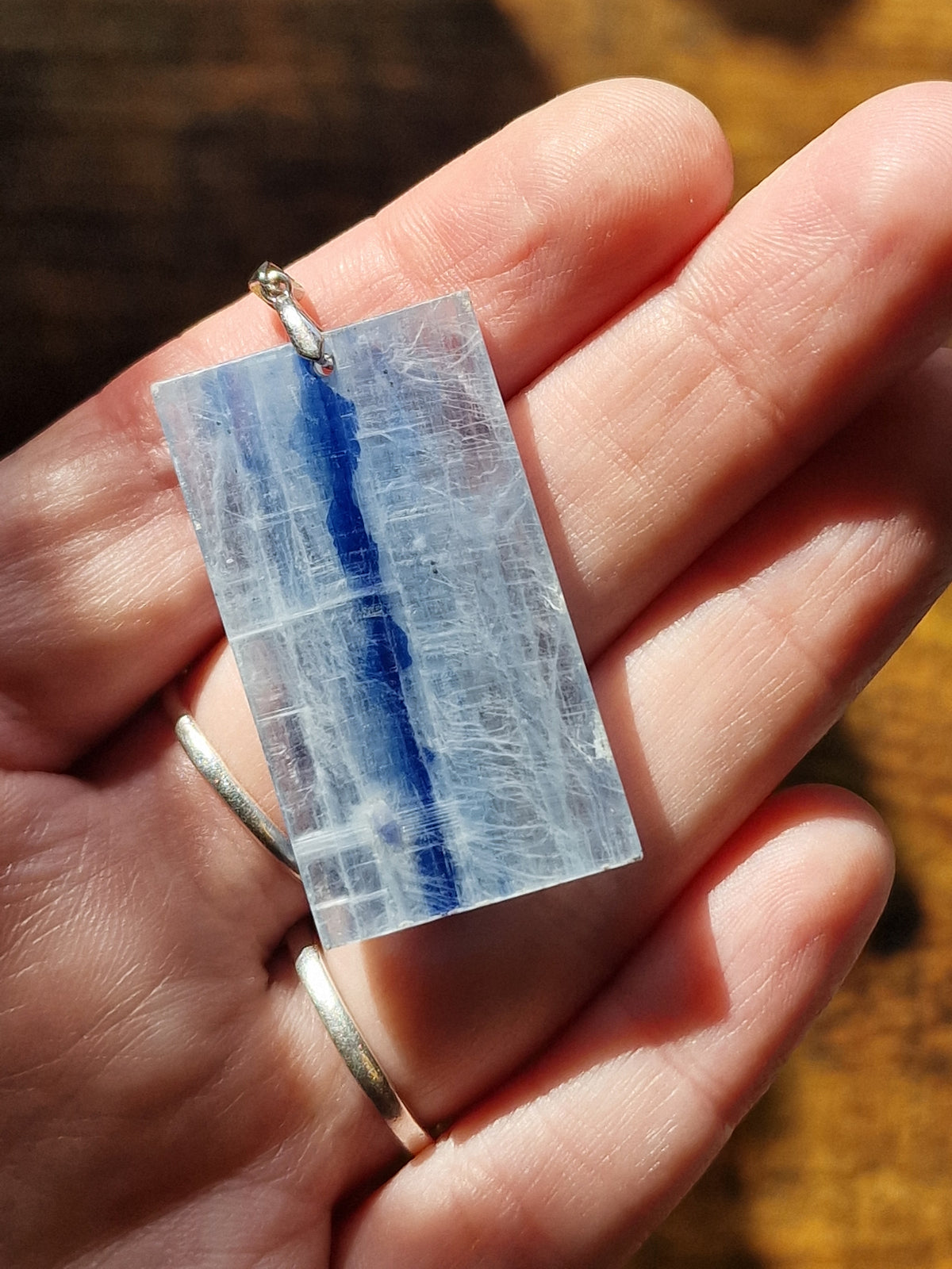 Kyanite Sterling Silver Necklace
