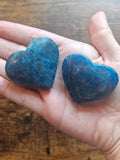 Blue Apatite Heart