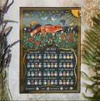 2027 Moon Calendar A4 Print