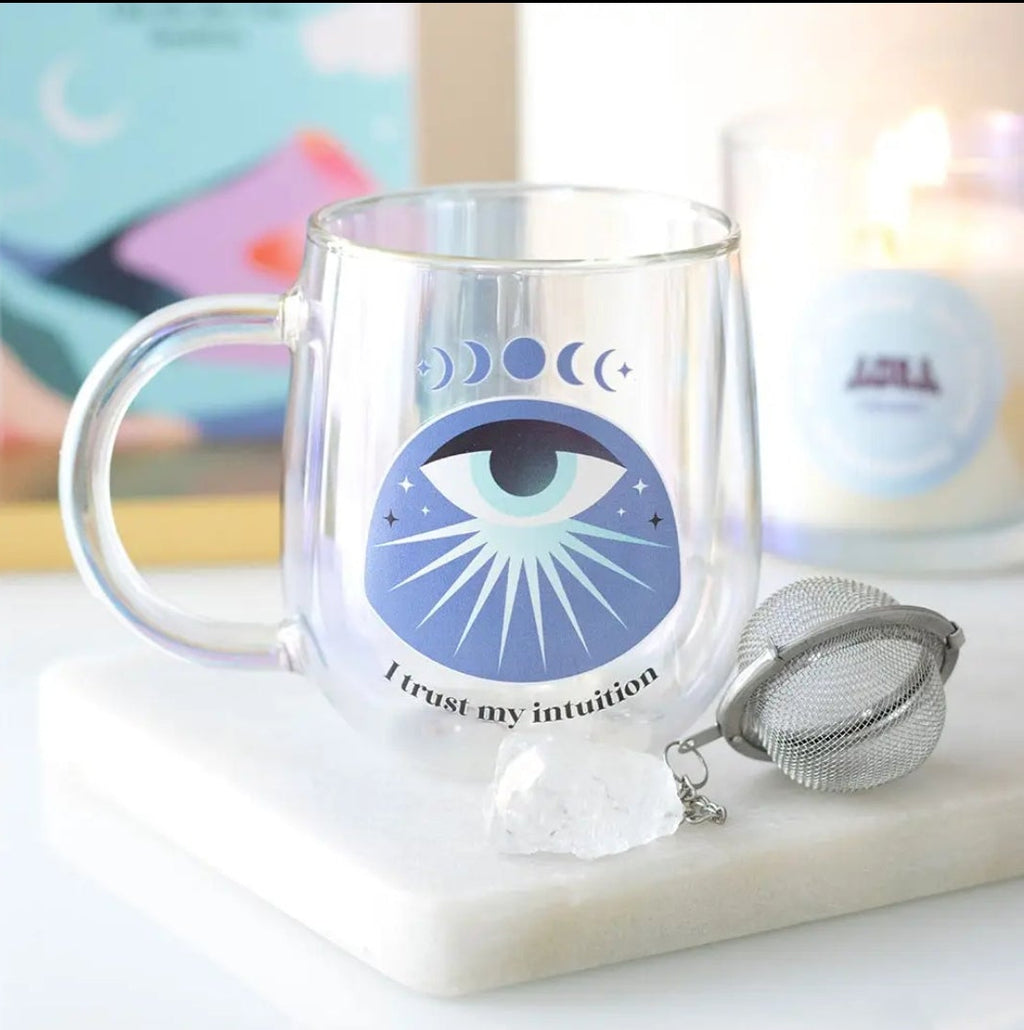 Double Walled Glass Mug with Tea Infuser