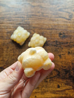 Orange Calcite Pumpkin Carriage Carvings •Intuitively Chosen