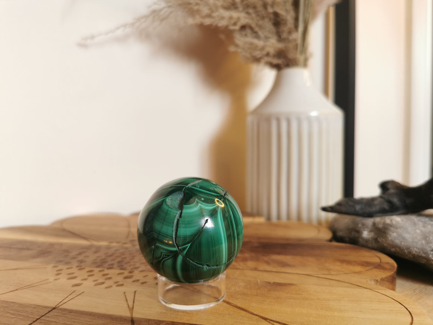 Malachite sphere