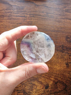 Rainbow Fluorite Worry Stone
