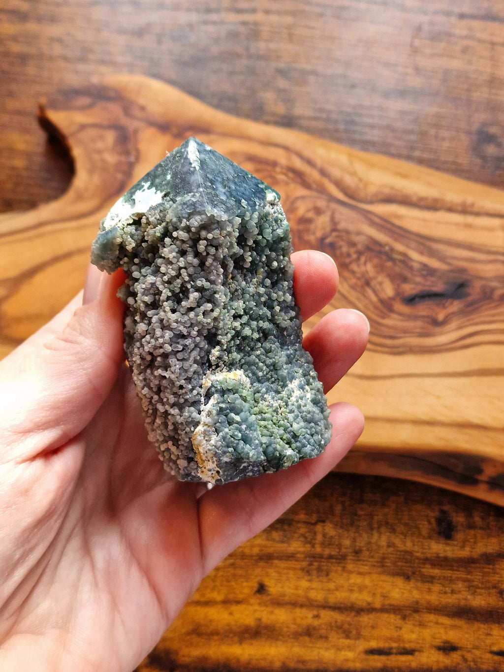 Grape Agate Druzy Tower