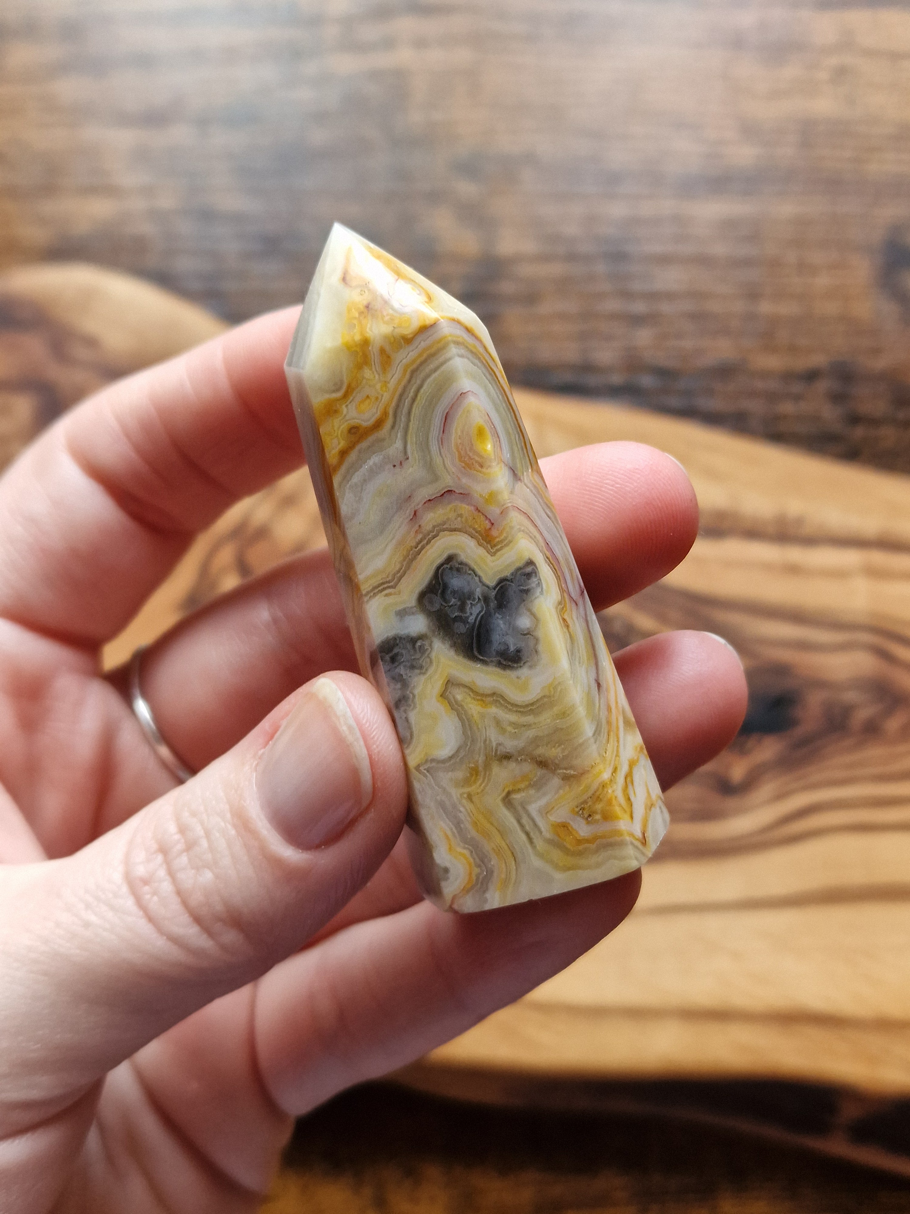 Crazy Lace Agate Tower