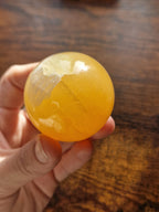 Orange Calcite Sphere