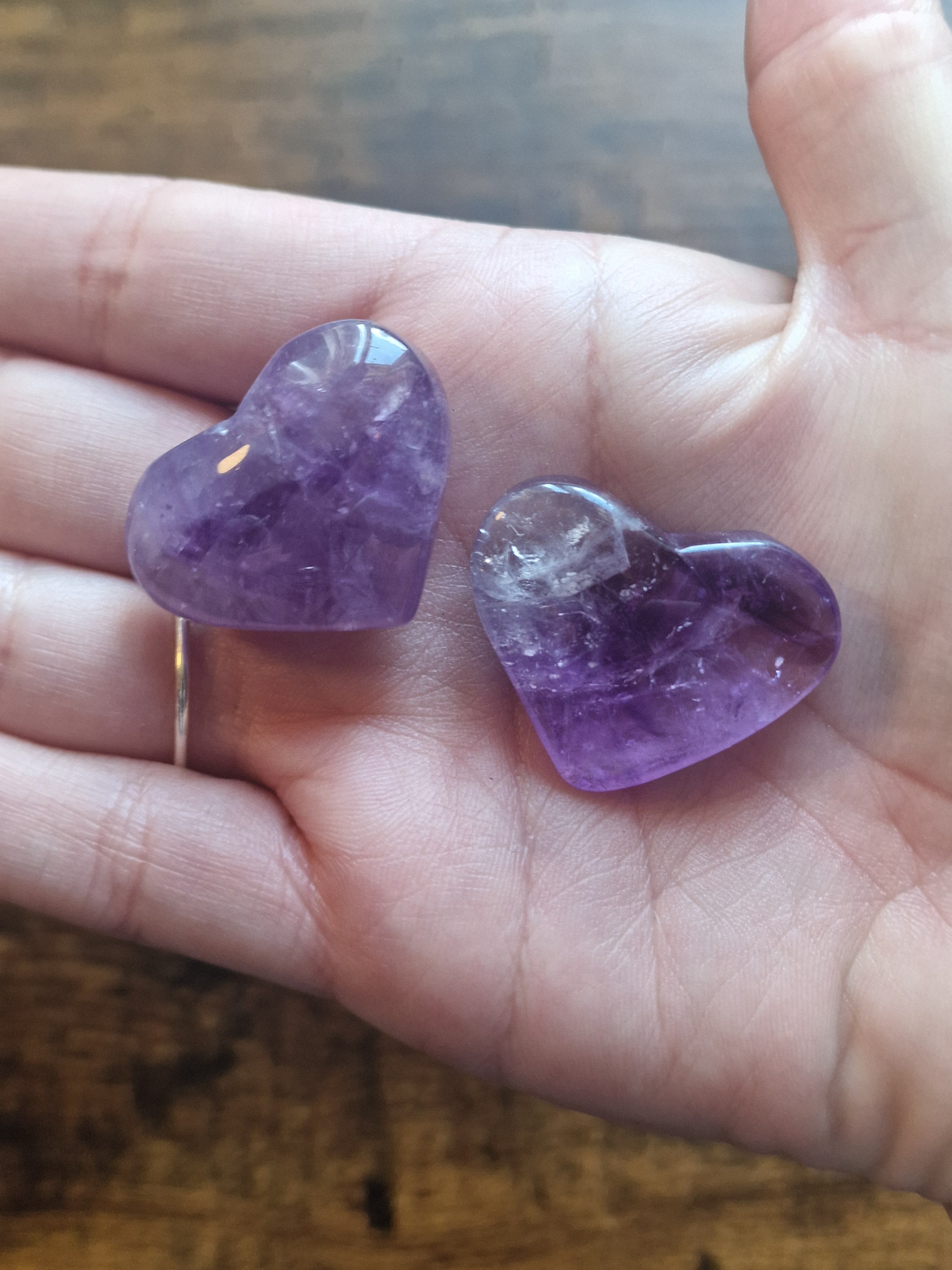 Amethyst Mini Heart