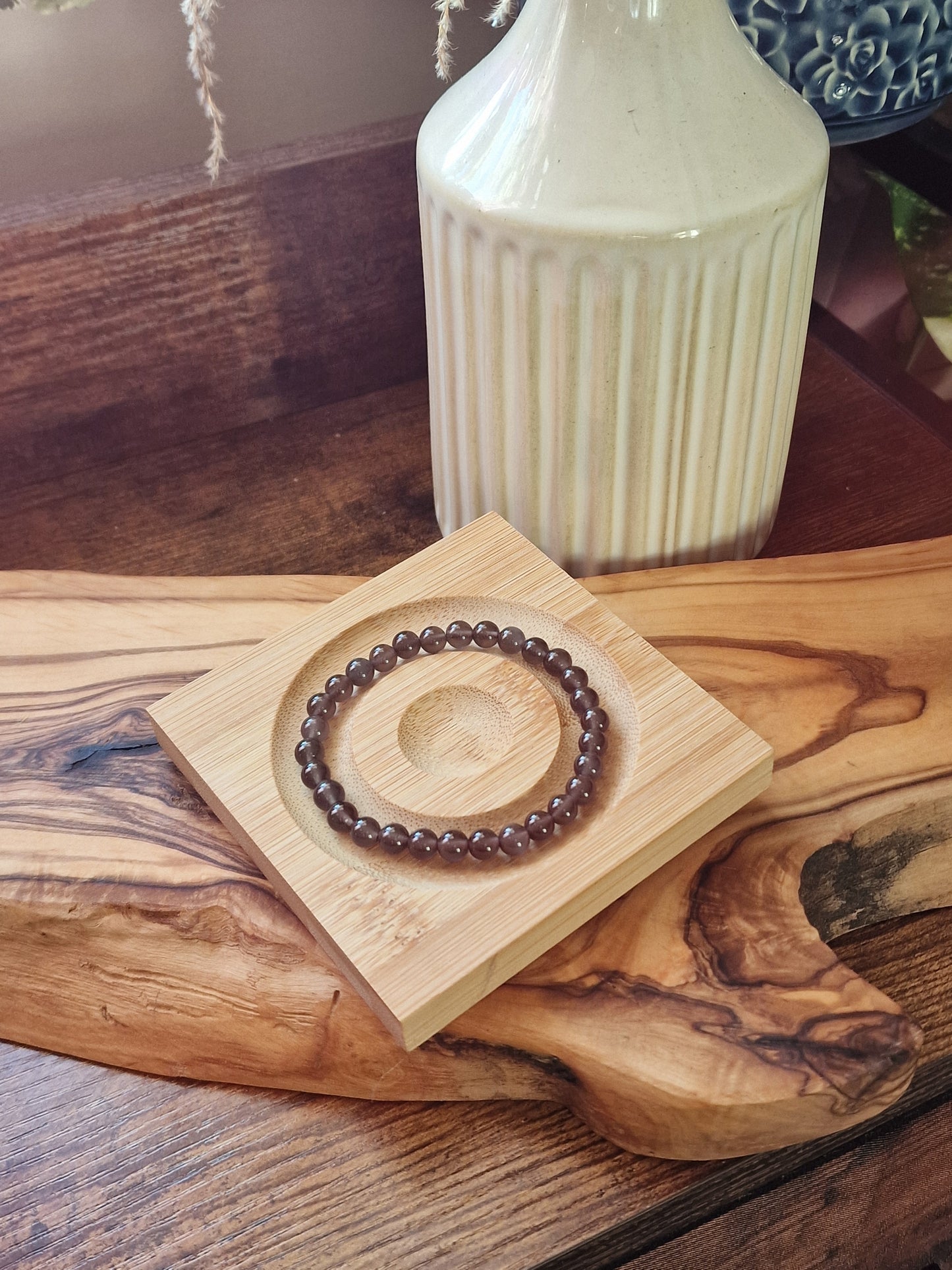 Smoky Quartz Bracelet (6mm)