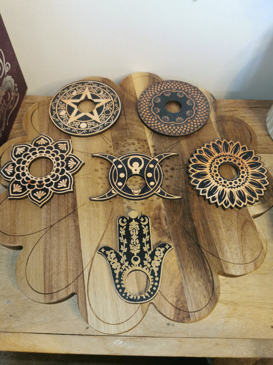 Mystical Wooden Sphere Stands (Pick Your Style)