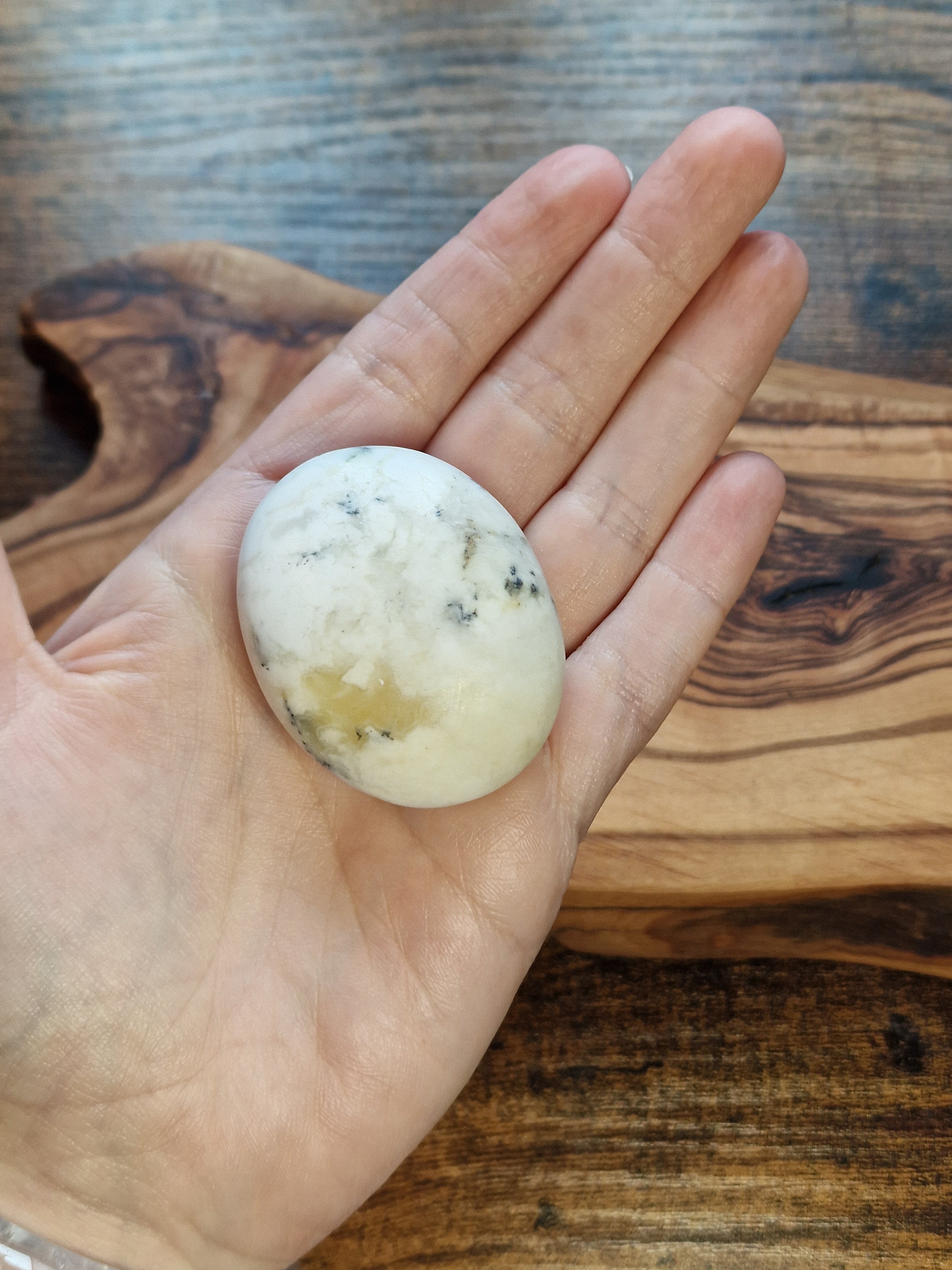 Merlinite Palm Stone