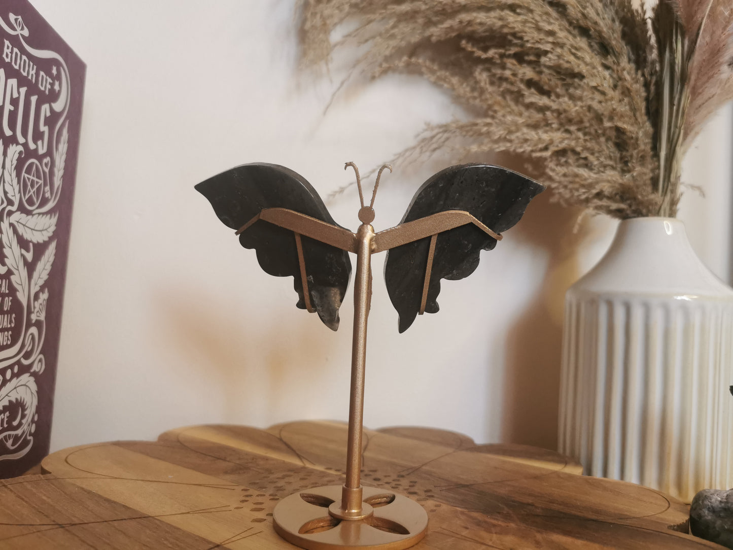 Black Agate butterfly wings