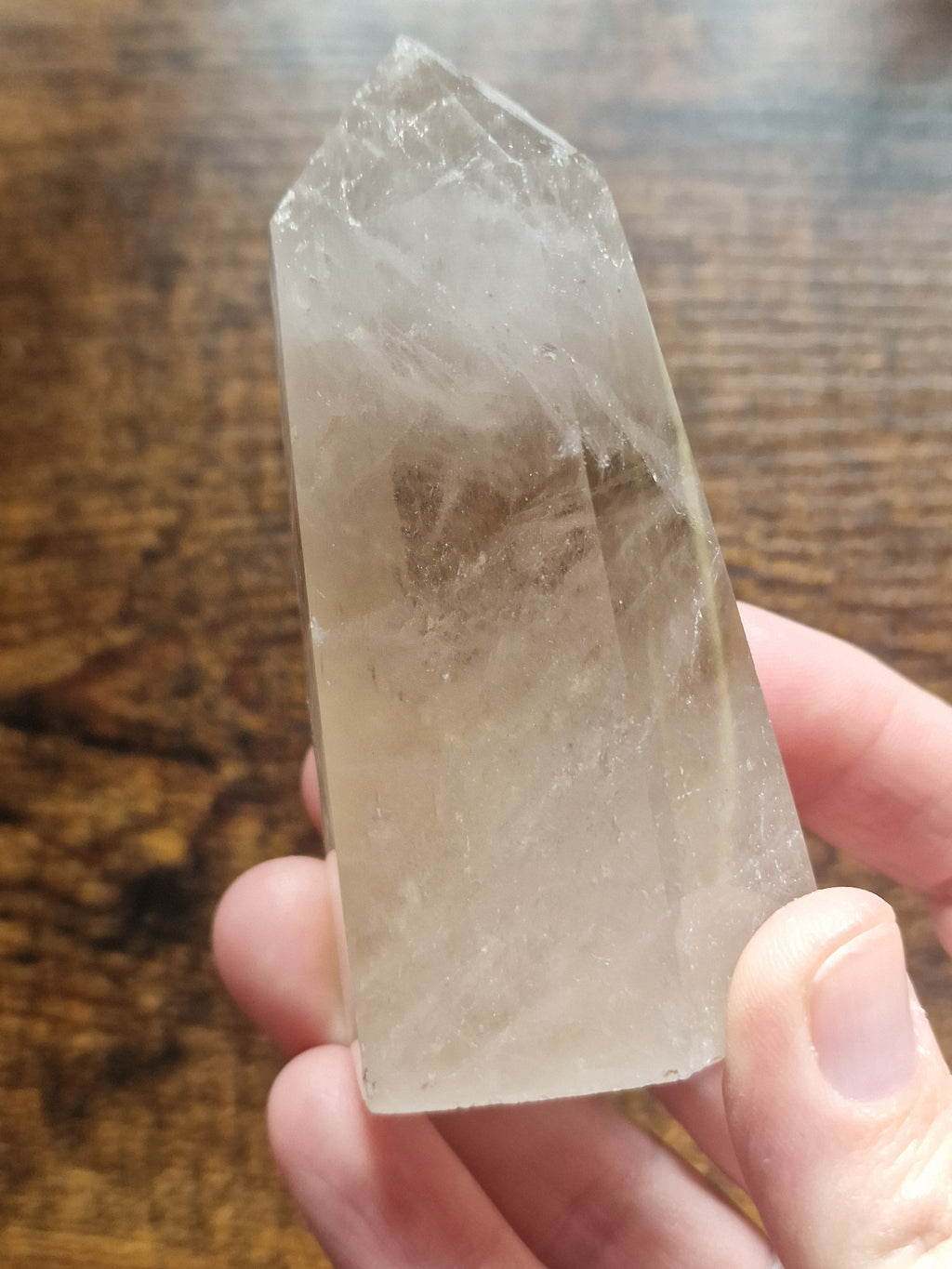 Chunky Smoky Quartz Tower