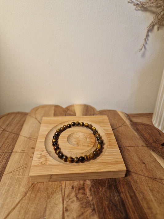 Yellow Tiger's Eye 6mm Bracelet