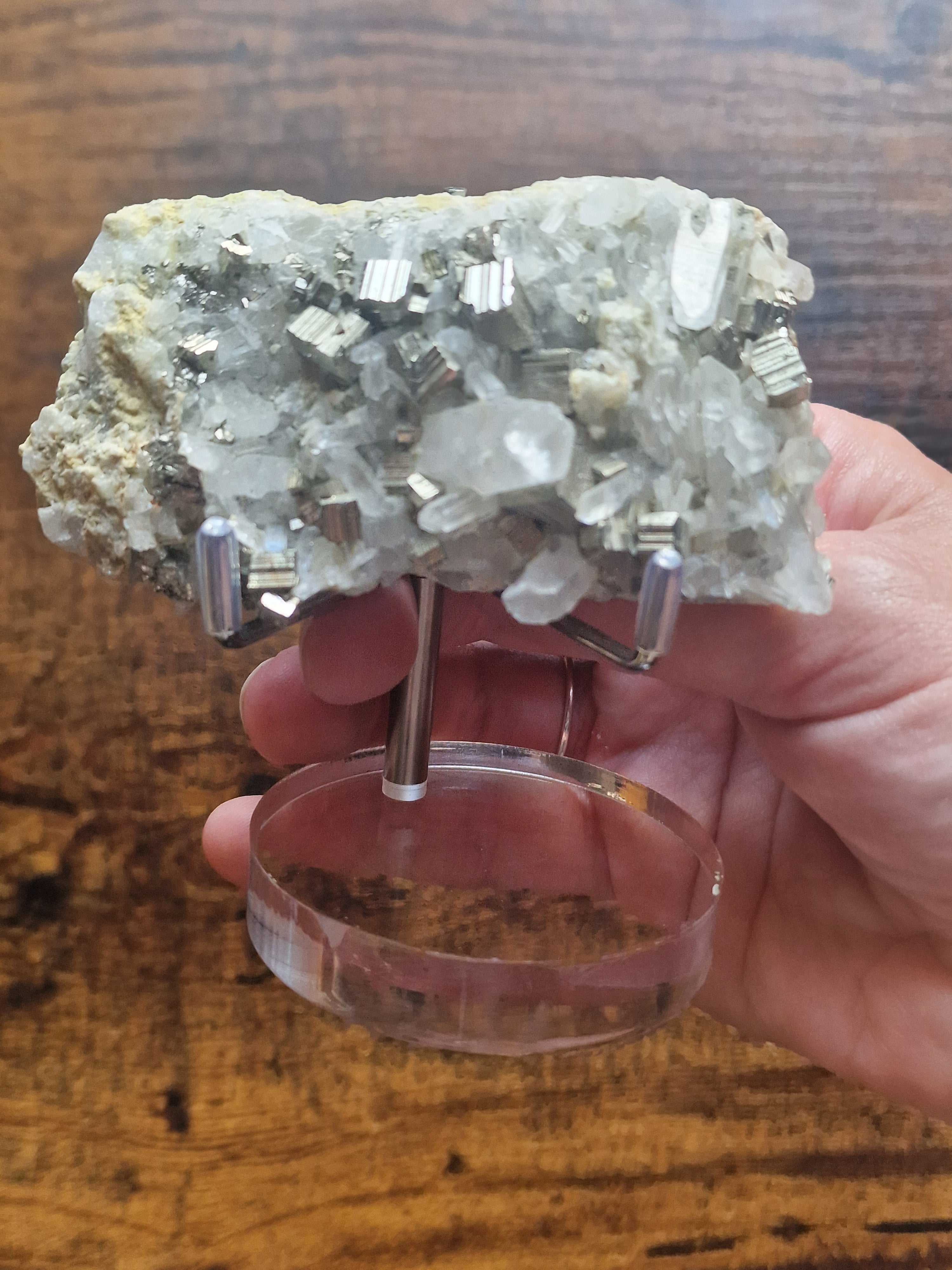 Pyrite & Quartz Cluster