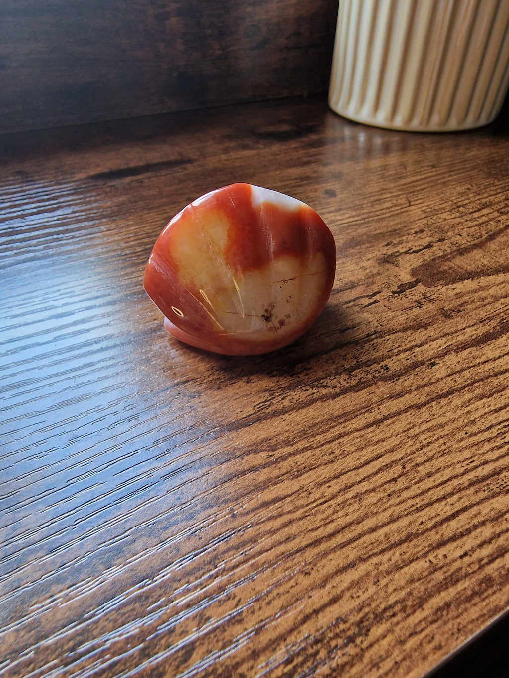 Druzy Agate Shell Carving