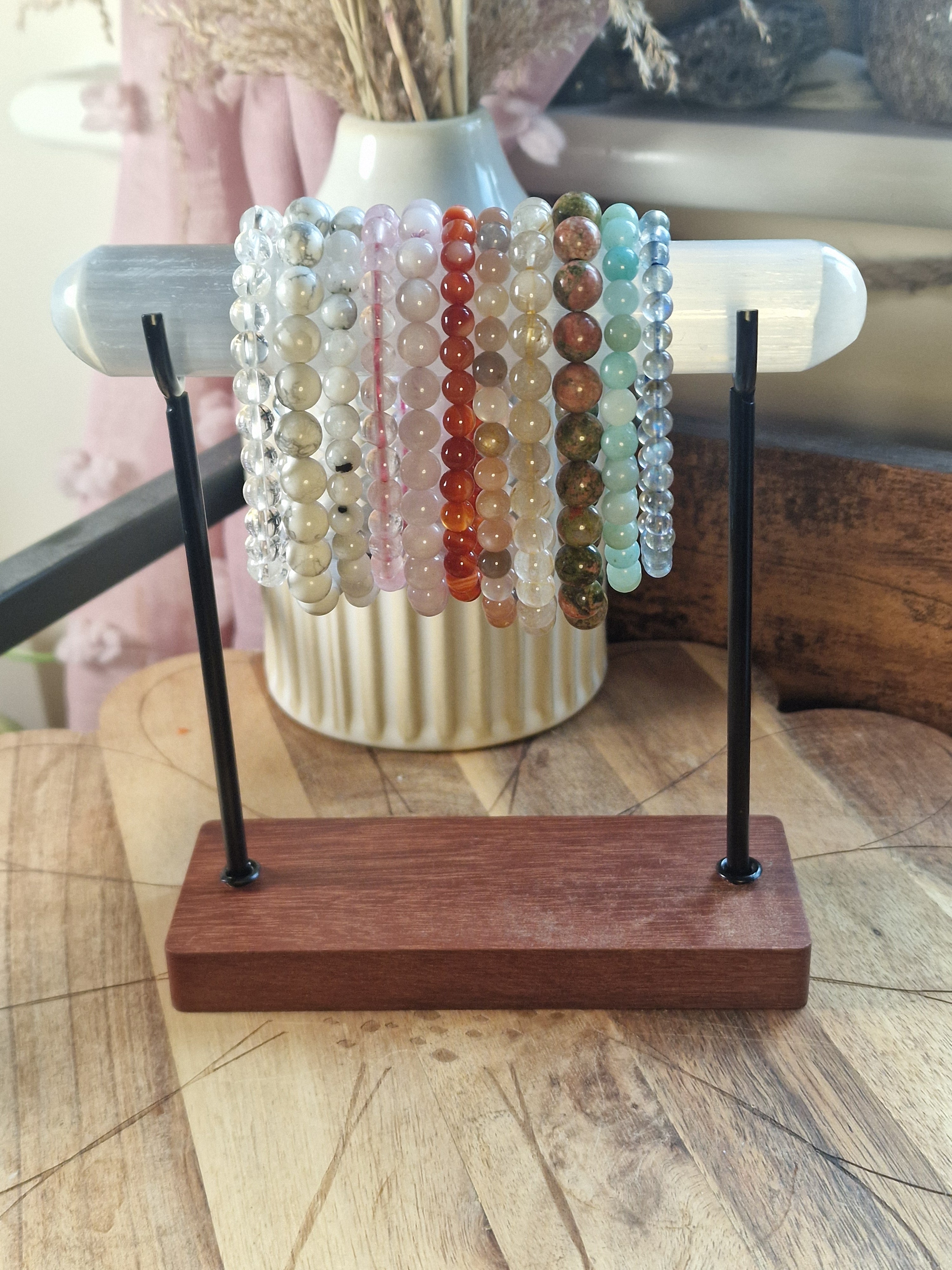 Selenite Bracelet Display Stand