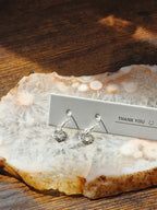 925 Silver Filigree Heart Earrings