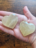 Lemon Quartz Heart