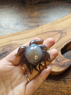 Banded Agate Octopus Carving