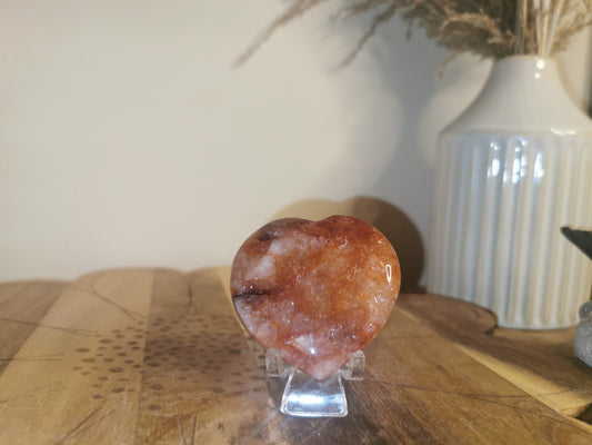 Fire Quartz Heart