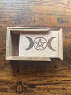 Wooden Ritual Storage Boxes