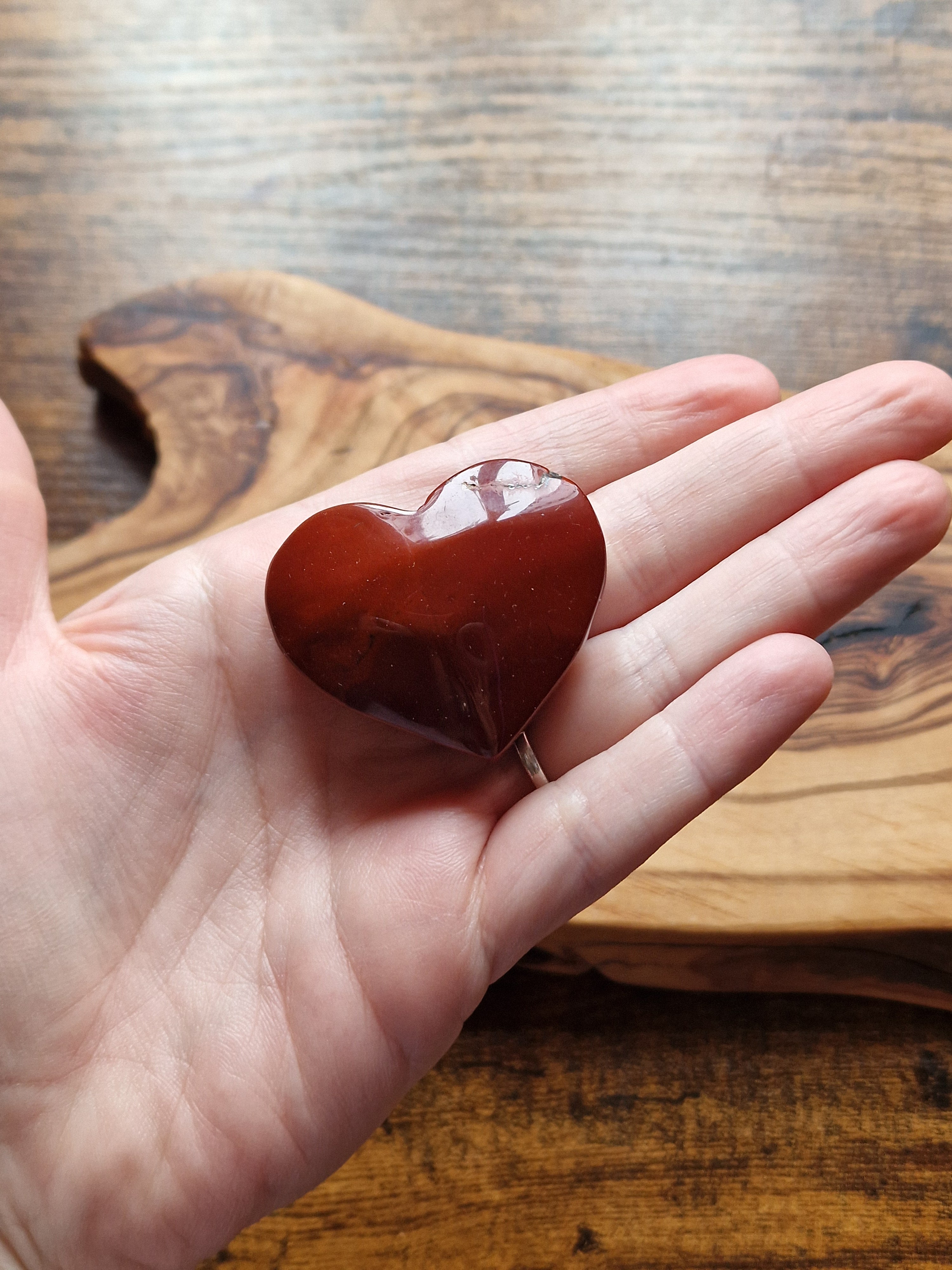 Mookaite heart